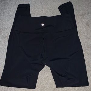 Lululemon wunder under high rise black leggings